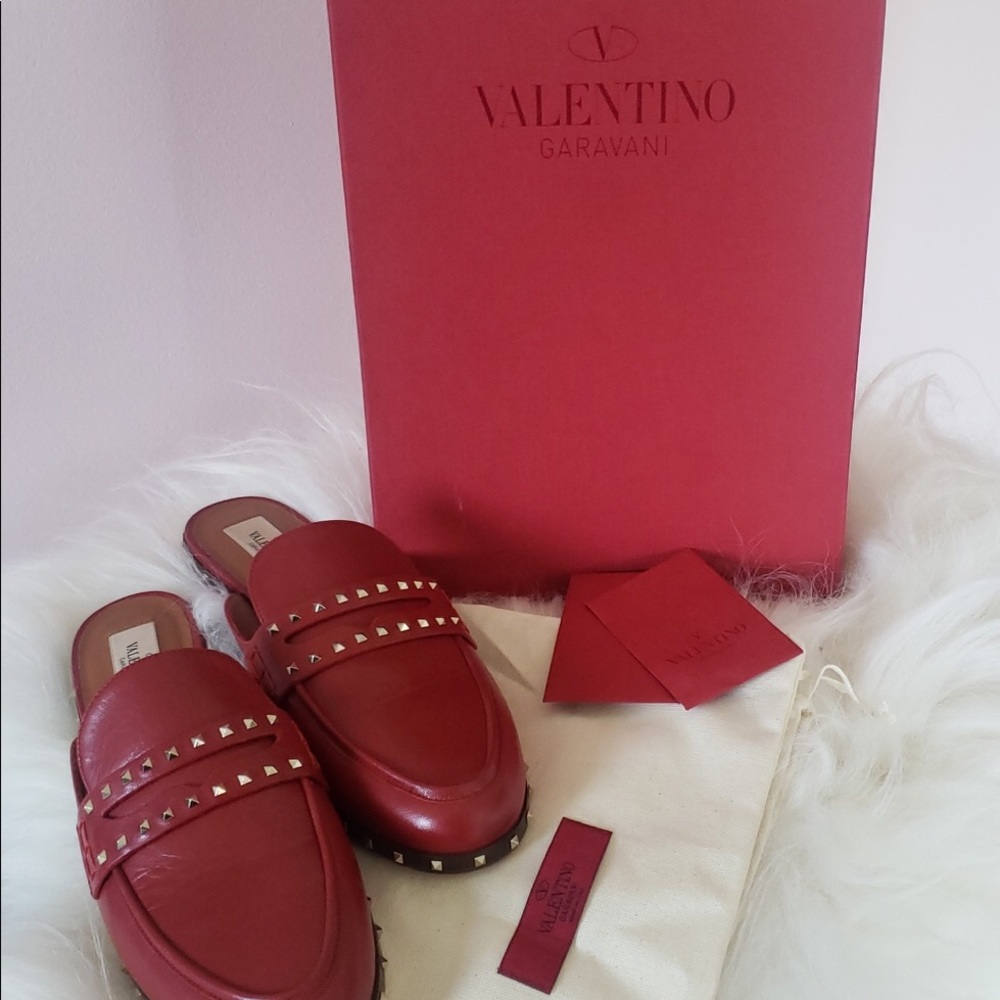 Valentino Rockstud Mules